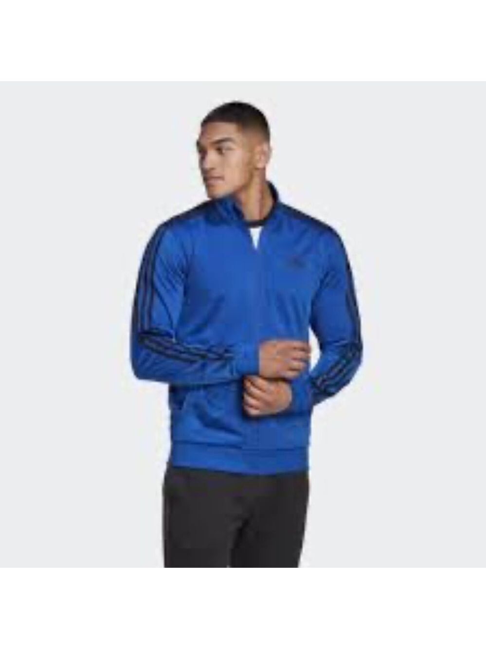 Adidas Essentials Warm-Up 3-Stripes Tricot Track Jacket